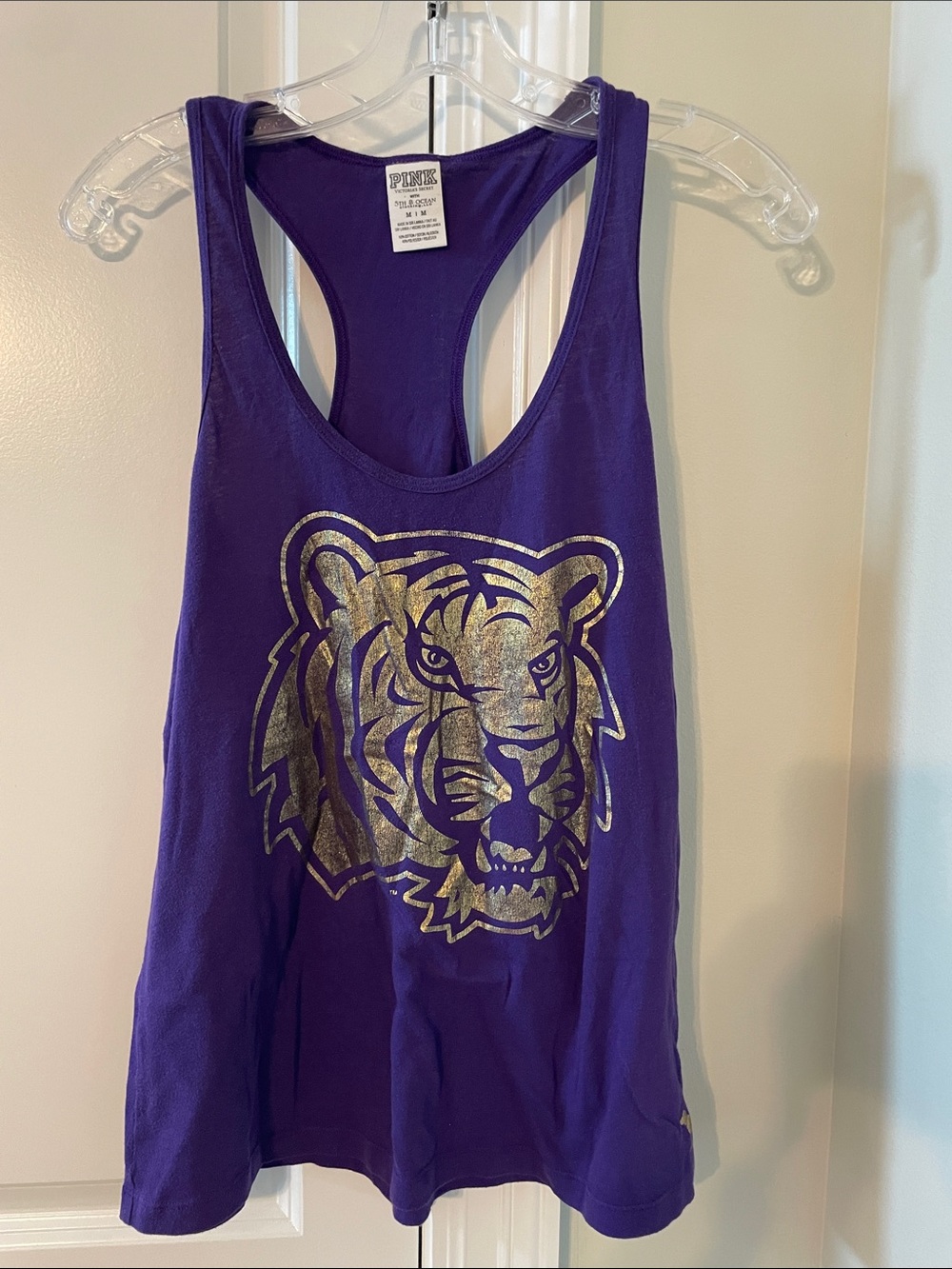 PINK Victoria's Secret Purple Racerback Tank